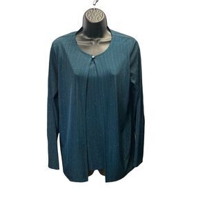 JACLYN SMITH,Women’s2in1,Cardigan &Top,Green,Sz S‎ 